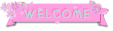 a banner that says "welcome"