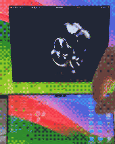 Fluidwise: visuals reacting to presence