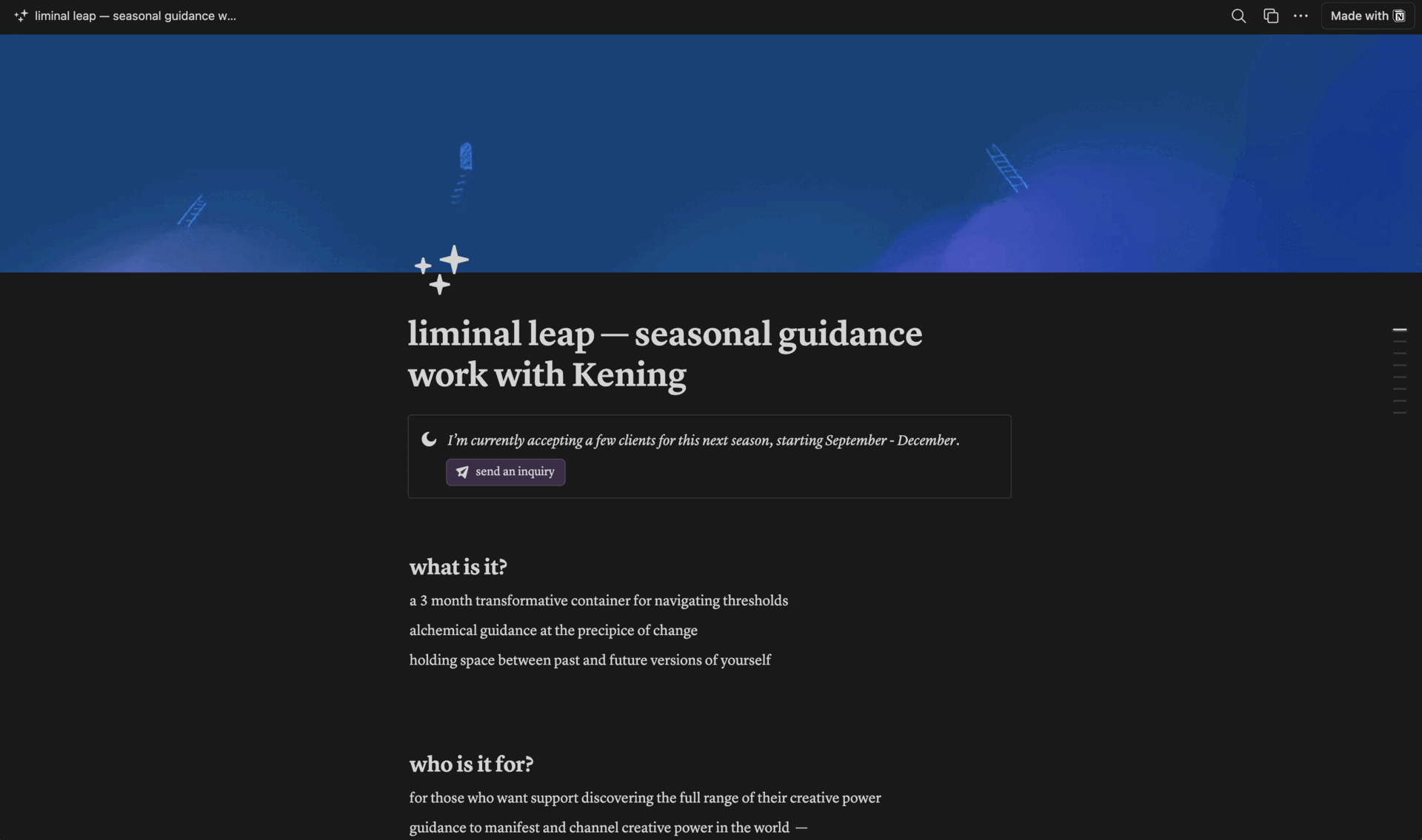 liminal leap header