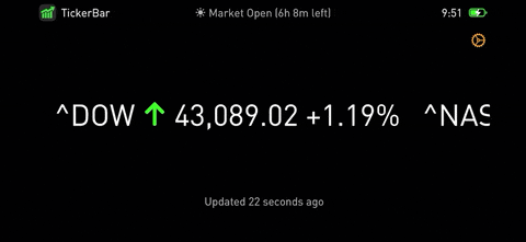 TickerBar iOS