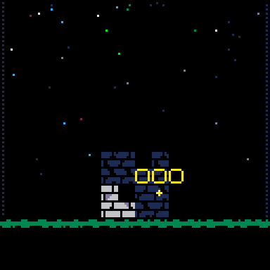 Wizard's Folly by Adam Saltsman. Sparkly block shaped spells fall down and form castle parts and fungus.