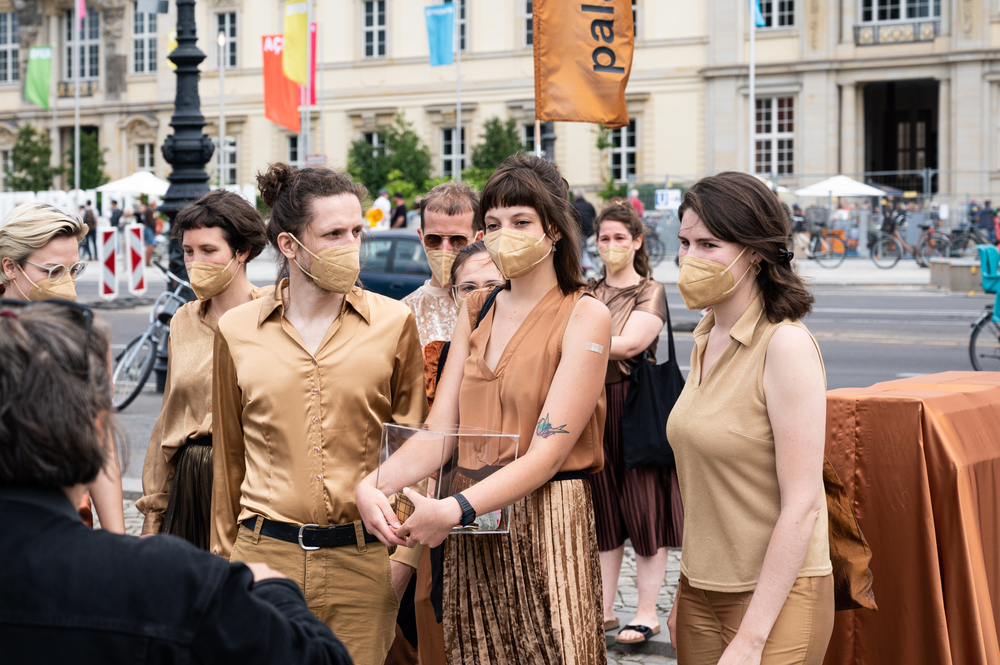 Auftakt unserer Spendenkampagne am 20. Juli 2021 CC-BY-4.0 Förderverein Palast der Republik e.V.