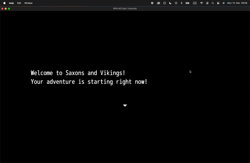 Showcase of how easy cutscenes are done with RPG Maker. Eytran and Yrsa discuss in their way to Lindisfarne how lazy Eytran is and how he is going to save the world in such a state.