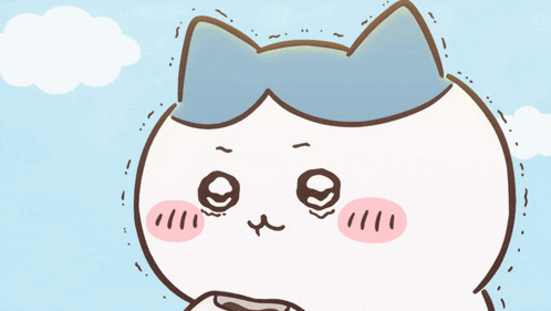 animação de gatinho com os olhos marejados, tristinho
