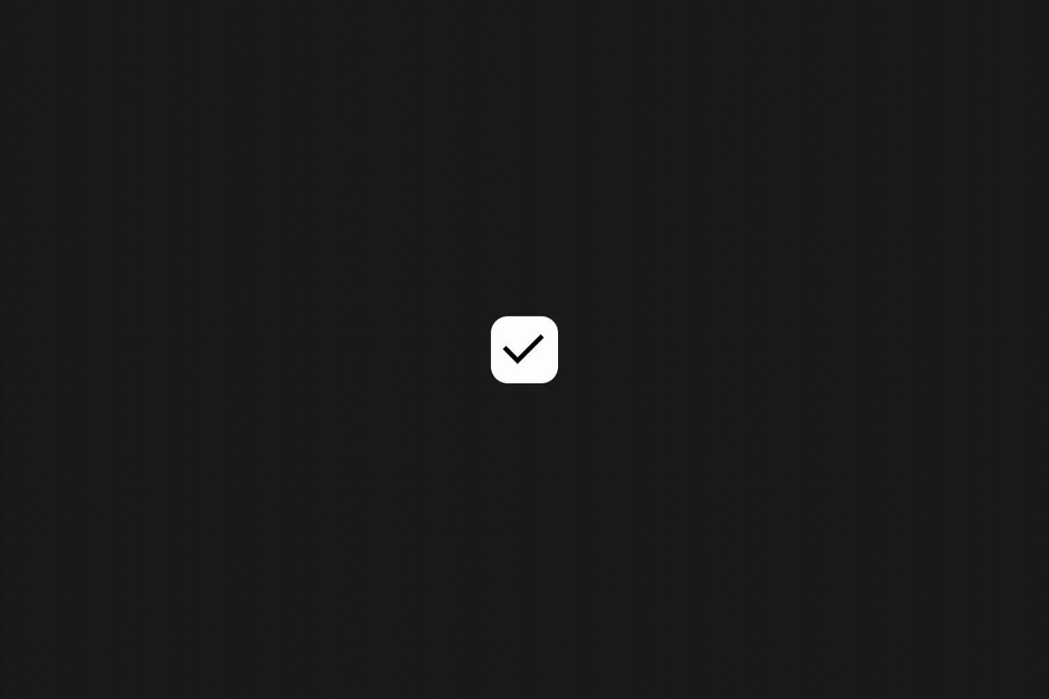 Animated GIF of a checkbox being clicked