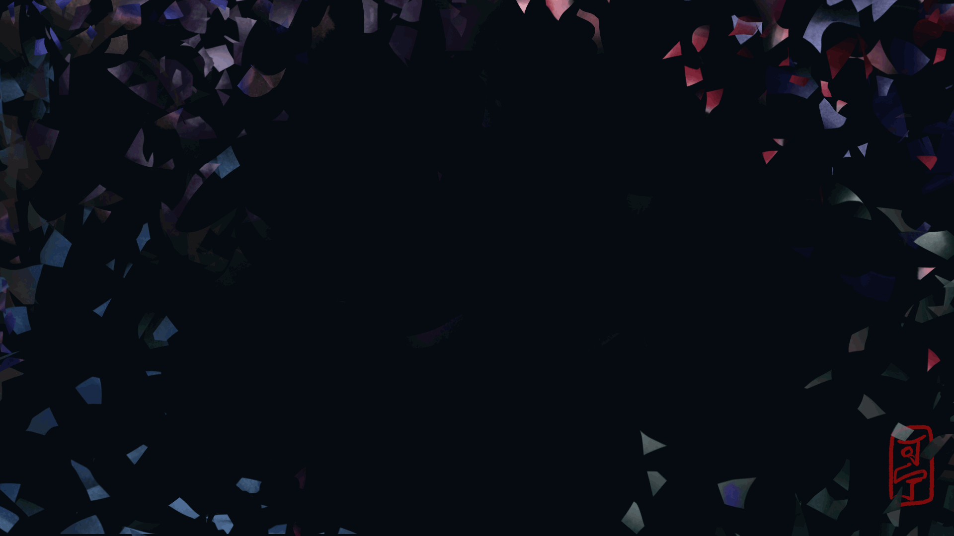 fragments magnetizing and coming together