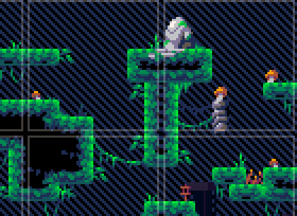 Example showing copy/pasting in a level editor.