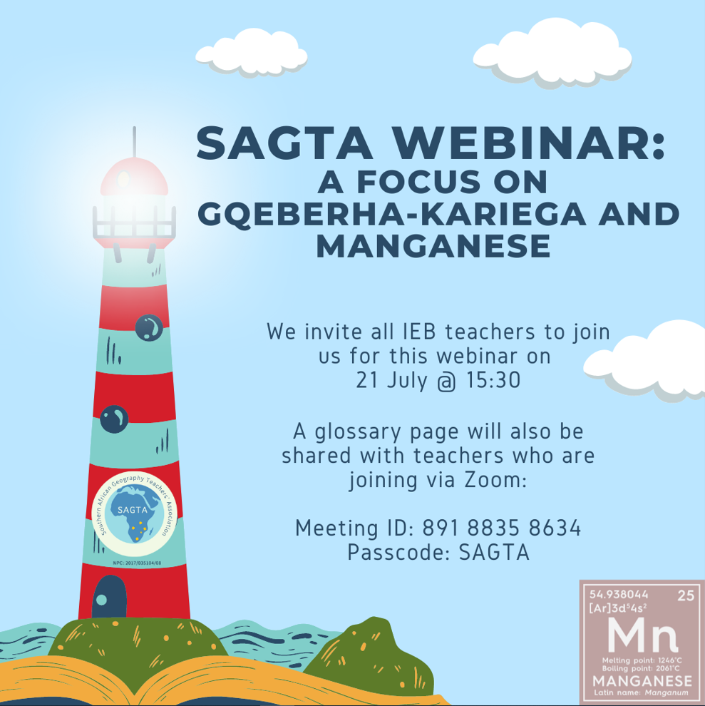 SAGTA: Gqeberha-Kariega / Manganese Webinar