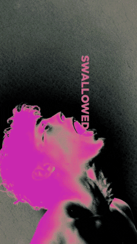 Cooper Koch rainbow gif of the SWALLOWED poster