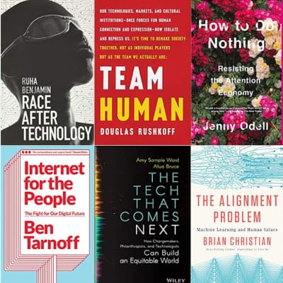 A selection of 6 book covers from the list