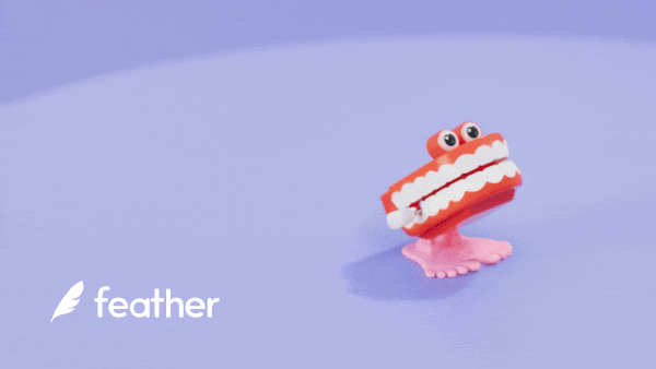 ad for feather