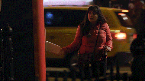 woman flips giant light switch and entire park illuminates