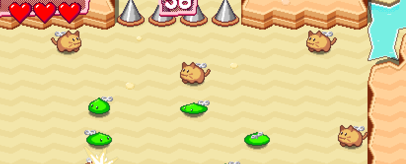 Hitting lots of enemies into each other to demonstrate the combo counter bugfixes