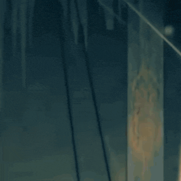 Video game character Hornet from Silksong falling from the top left of the frame and puffing her cape to fall slowly.