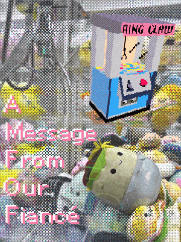 a gif of a burrito plushie inside a claw machine